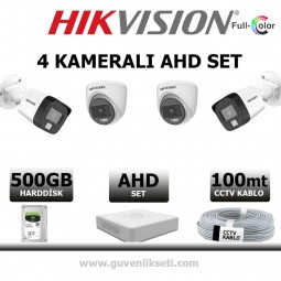 Hikvision 4 Kameralı Bina Kamera Sistemi Montaj Dahil